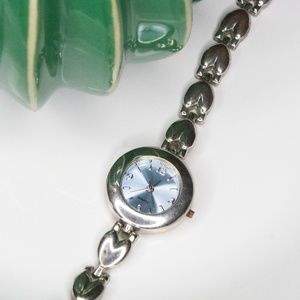 Silver Quartz Watch by Hampton Bay